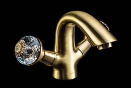 Фото Смеситель для умывальника Boheme Flora (311-FL) бронза