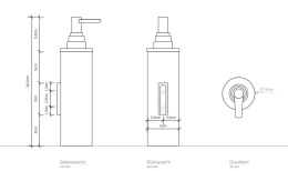 Фото Дозатор для жидкого мыла Decor Walther Century (0847682), золото