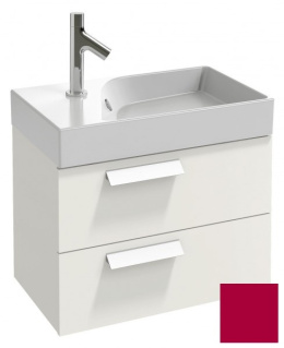 Фото Тумба под раковину Jacob Delafon Rythmik 60 см, EB1300-R3 подвесная, малиновая