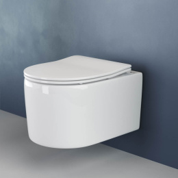 Подвесной унитаз Ceramica Nova MOMENTS CN3003 с сиденьем