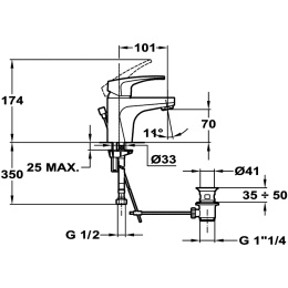 Teka MB2 40341202 Смеситель для раковины