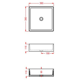 Раковина накладная 38 см ArtCeram Scalino (SCL001 12 00) желтый