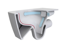 Унитаз подвесной Vitra Metropole (7672B003-6075) белый