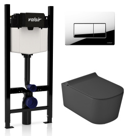 KIT VSCR 5486NEMT Slim P1 Комплект инсталляции 4 в 1, WINNER S BLOCK VS0853202, унитаз MEG11PRO 5486