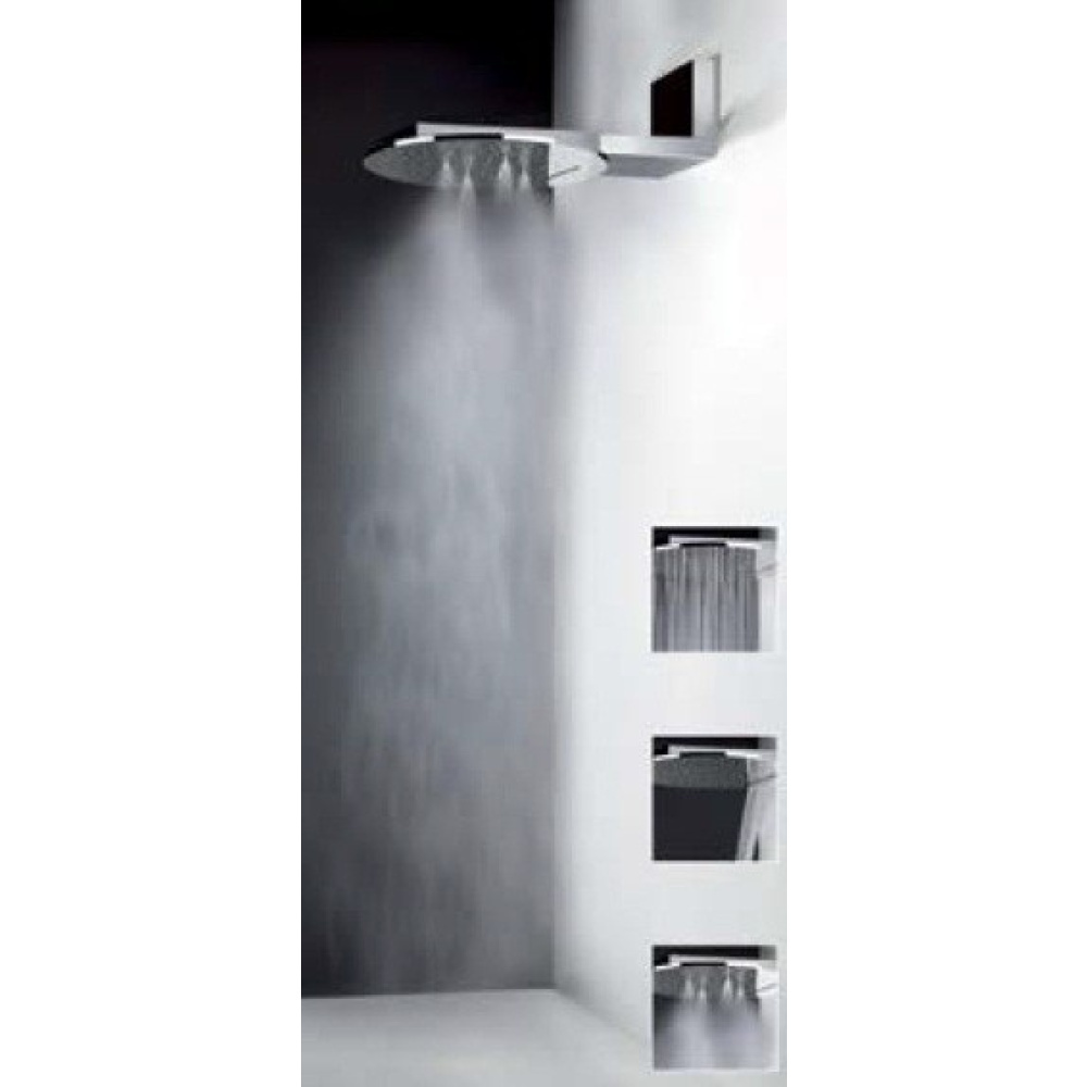 Верхний душ Gessi Minimali Tondo (40511#238) сталь полированная