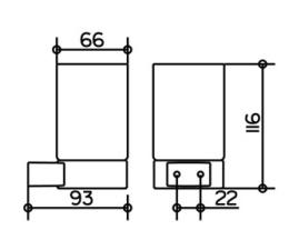 Стакан для зубных щеток Keuco Plan 14950019000, хром