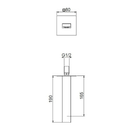 Излив Webert AC0327010, золото