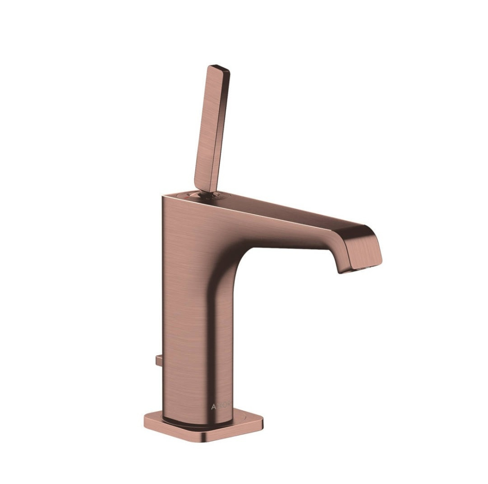 Фото AXOR Citterio E 36100310 - Смеситель для раковины ComfortZone 130 (красное золото - шлифованное)