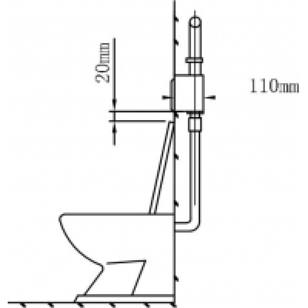 Фото Автоматический слив воды для унитаза HD701AC/DC-B - KG7431
