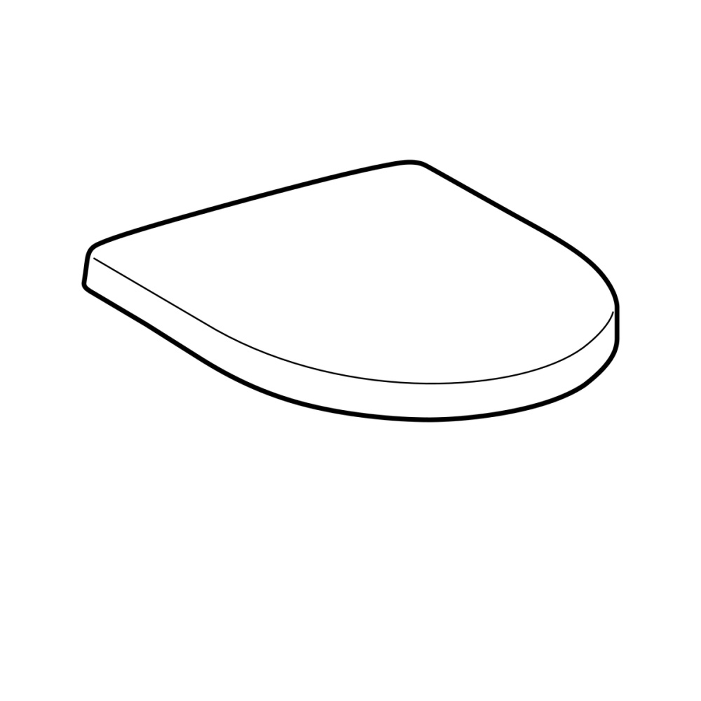 Geberit Renova Compact 573075000 Сиденье с крышкой, для унитаза