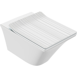 Фото Сиденье для унитаза JACOB DELAFON GRANDS BOULEVARDS E23433-00-WMT (микролифт, термодюр, белый), шт