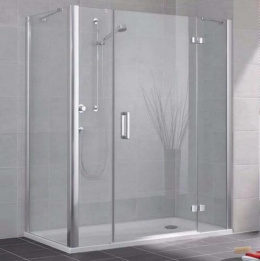 Kermi Gia XP Душевой угол GX SGR+UWL 1200x800x1850 cеребро+klar