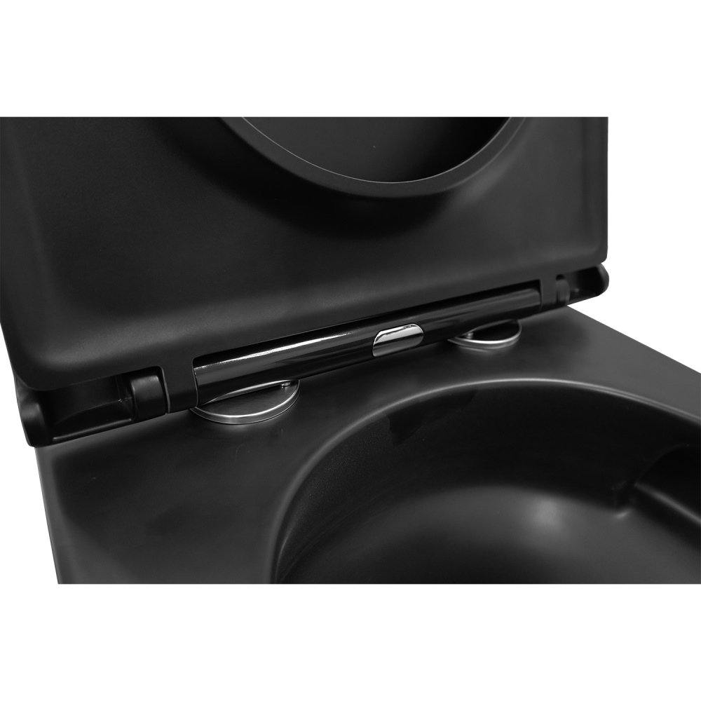 Унитаз подвесной Azario Grado (AZ-0046-UQ1-MB) Черный матовый