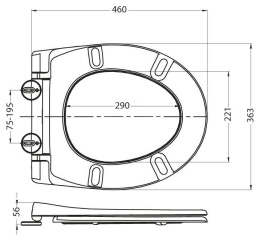 Инсталляция BelBagno с безободковым унитазом BelBagno Alpha BB300CHR, сиденье микролифт