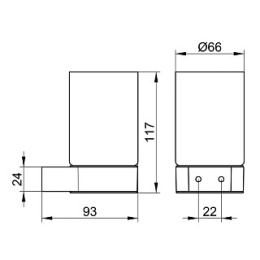 Держатель стакана Keuco Plan 14950379000