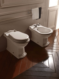 Биде напольное Kerasan Retro 102201 приставное