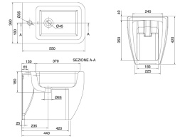 Биде напольное Scarabeo TEOREMA 2.0 5139