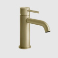 Смеситель для раковины Gessi 316 Flessa 54002#727, латунь брашированная/шлифованная PVD(Brushed Bras