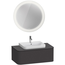 Тумбочка для подвесной консоли 100 см Duravit Happy D.2 Plus HP493108080, серый
