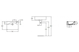 Ideal Standard Connect Cube E793601 Раковина на 50 см