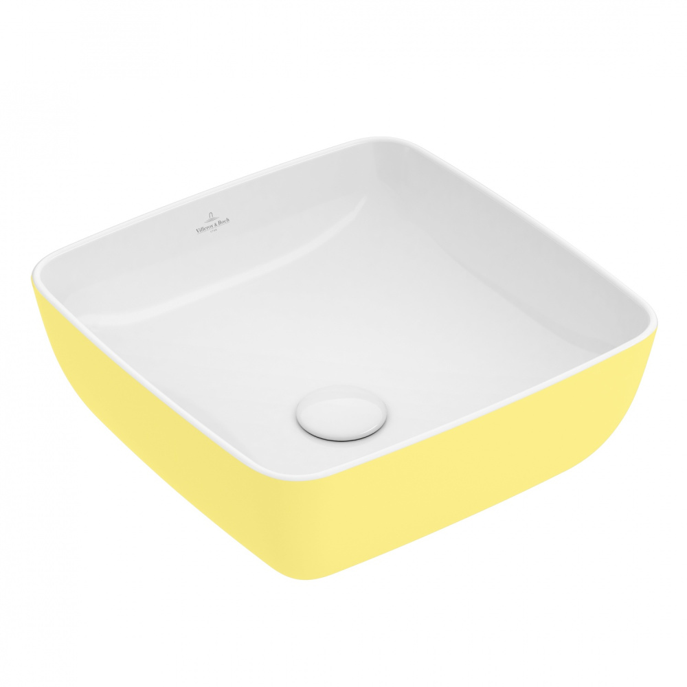 Фото Раковина накладная для ванной комнаты 41х41 см Villeroy Boch Artis 417841BCT3 (цвет macaroon)