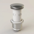 Донный клапан CEA design PIL01S нажимной, нержавеющая сталь шлифованная