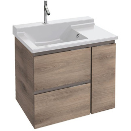 Тумба под раковину Jacob Delafon Soprano 80 см, EB1330-E10, цвет - квебекский дуб
