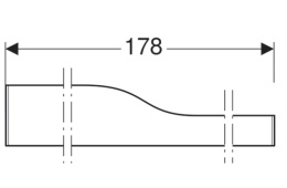Фото Фронтальная панель для раковины Geberit Bambini 178 430010227