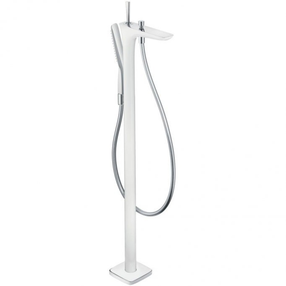 Смеситель для ванны Hansgrohe PuraVida (15473400) хром, белый