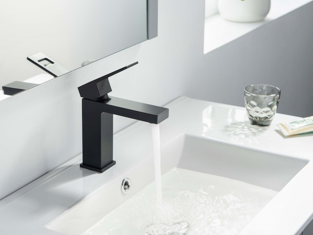 Фото Смеситель для раковины Timo Briana 7161/03F черный