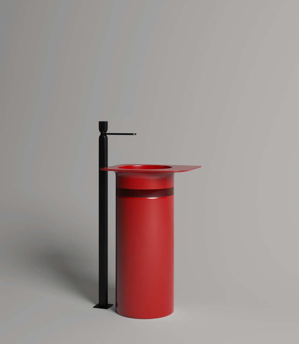 Фото Раковина напольная Salini Ninfea (130221MRF)