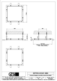 Фото Комплект крепежей Gessi Minimali Quadro (32852#238)