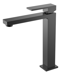 Фото Cмеситель для умывальника Boheme Qubic (472-SGM) металл глянец