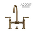 AXOR Montreux 16511140 Двухвентильный смеситель для раковины с поворотным изливом (шлифованная бронз