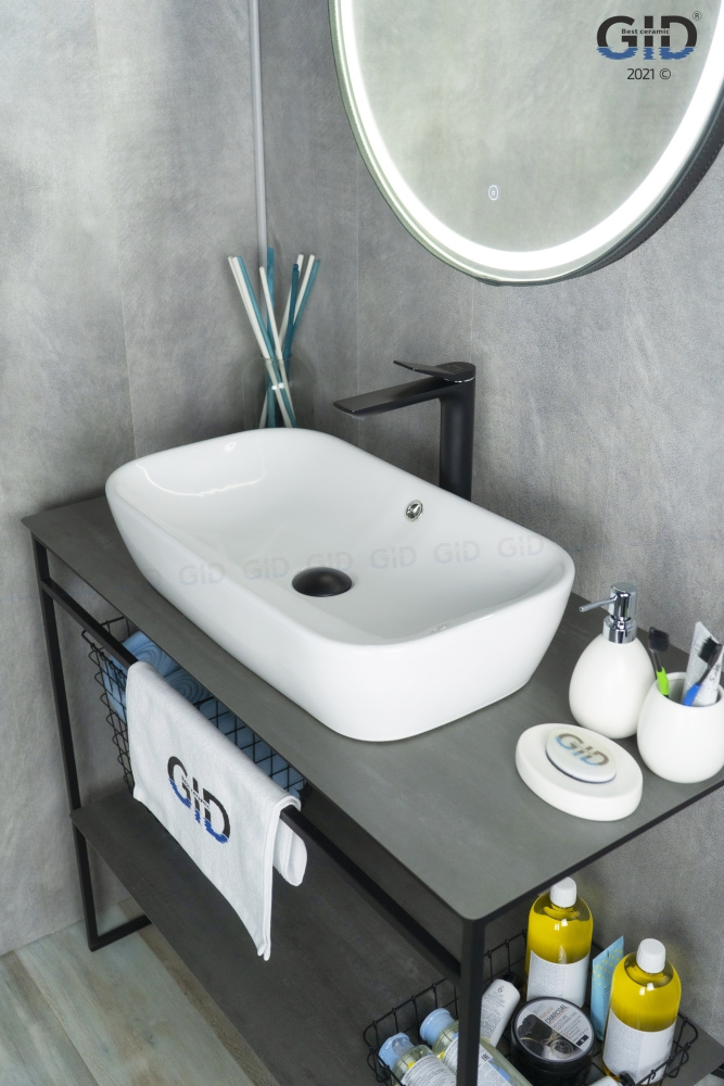 Фото Раковина накладная Gid N9217