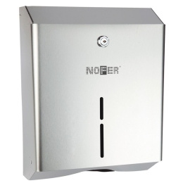 Диспенсер Nofer 04010.B для бумажных полотенец антивандальный