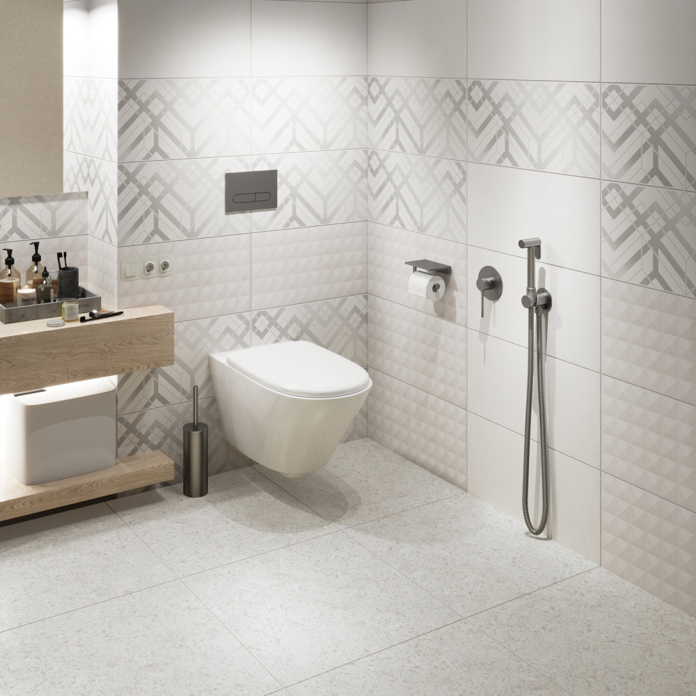 Фото Смеситель встроенный с гигиеническим душем Timo Saona 2389/18SM черное золото