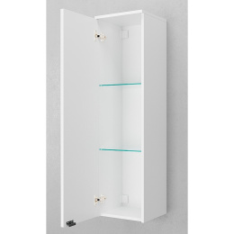 Velvex UNIQUE UNIT PpUNI.120.ZV-211 Пенал подвесной зеркало внутр., белый матовый