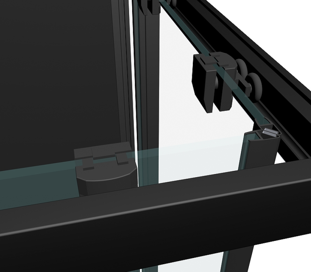 Фото Душевая кабина 120x80x222 Timo (ILMA-902 L B) Без гидромассажа, акрил, Поддон низкий