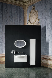 Высокий шкаф-пенал Laufen The New Classic 4.0606.2.085.631.1 160 см, белый глянцевый лак, дверь прав