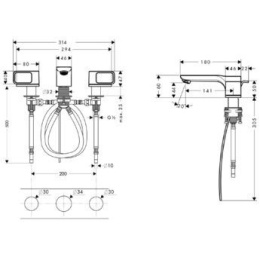 Hansgrohe Axor Urquiola 11041000 Смеситель для раковины