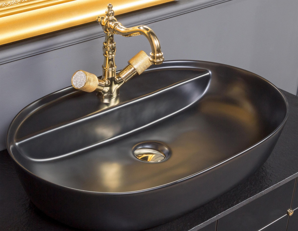 Раковина 61 см Armadi Art Vallessi (871) черная