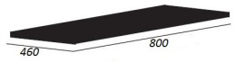 База с одним ящиком CEZARES CADRO-80-1C-SO-BG