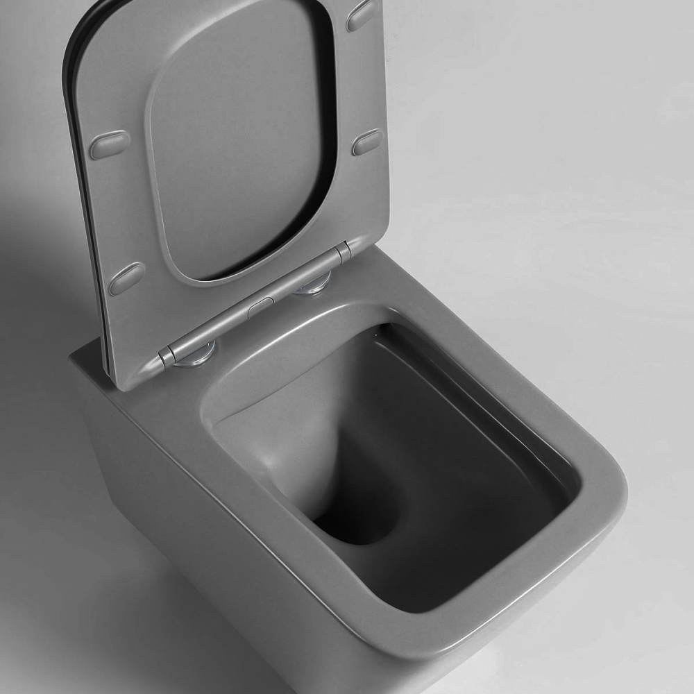 Унитаз подвесной Vincea Q-Line (VT1-12MA) антрацит матовый