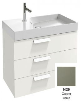 Тумба для раковины Jacob Delafon Rythmik 80 см, EB1308-N29 цвет - серая кожа