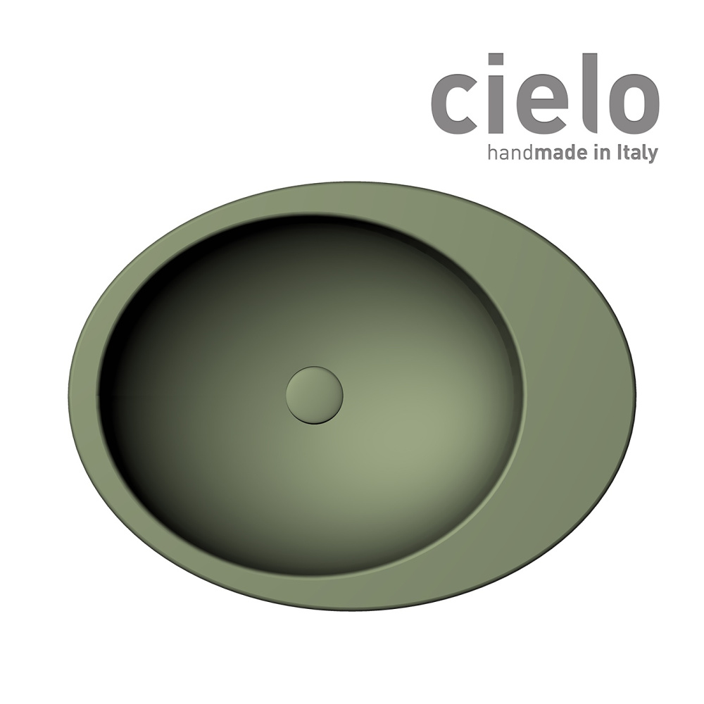 Ceramica CIELO Le Giare LGLA60AG - Раковина накладная на столешницу 60*45 см (Agave)