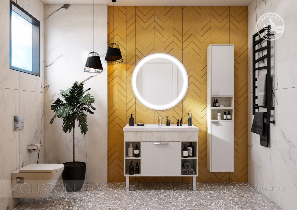 Фото Зеркало Aquaton Анелло 75 1A260702AK010