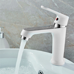 Фото Смеситель для умывальника MATRIX SMF-323300/WT цвет белый