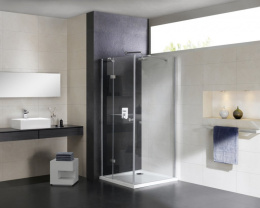 Душевой уголок Cezares CRYSTAL-S-AH-1-120/100-C-Cr-L, 120 х 100 см, стекло прозрачное, цвет профиля 