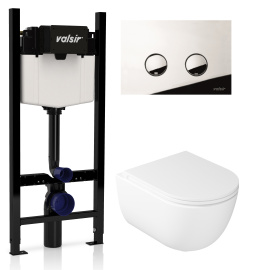 KIT VSCR 7334 Slim P4 Комплект инсталляции 4 в 1, WINNER S BLOCK VS0853202, унитаз DREAM 7334, крышк